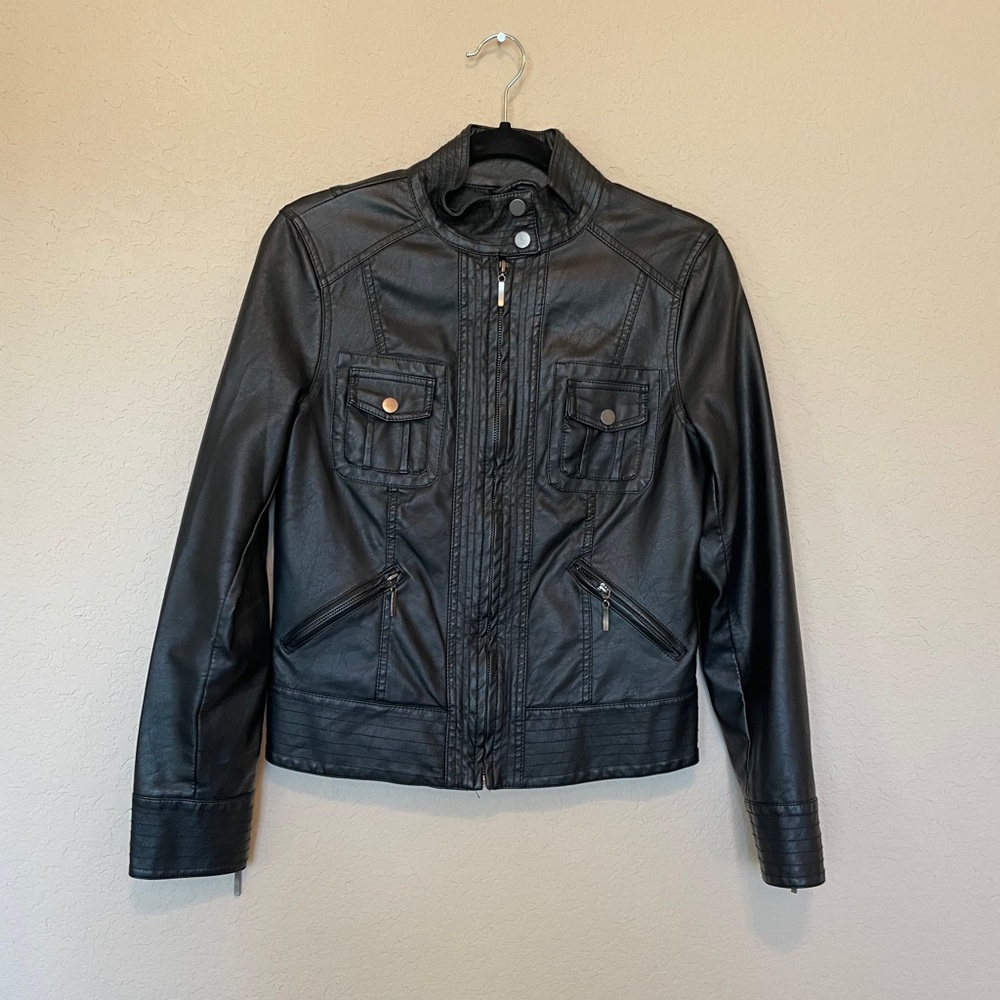 Vegan Leather Jacket